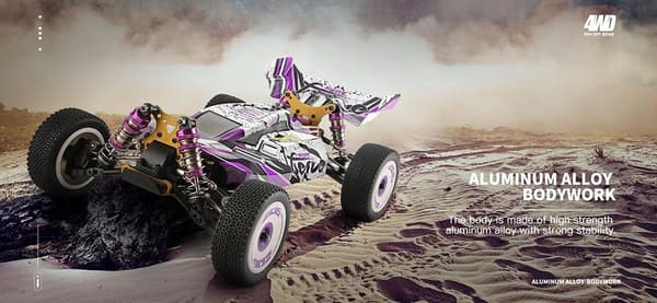 WLtoys Buggy 124019 Fierce 1/12 4WD - Komplet