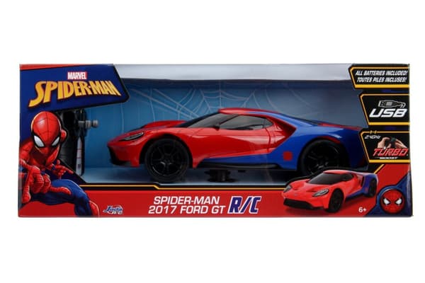 Marvel Spiderman Radiostyret 2017 Ford GT 1:16