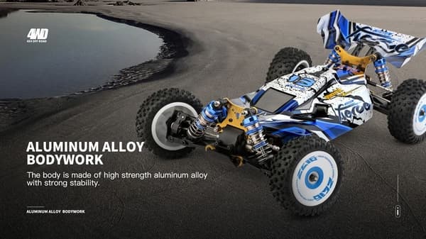 WLToys Buggy 124017 Fierce 1/12 4WD Børsteløs V2