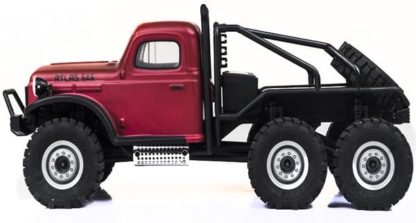 FMS Atlas 1/18 6x6 Crawler RTR Röd
