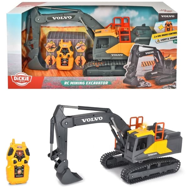 Radiostyrd Volvo Grävskopa Dickie 60 cm