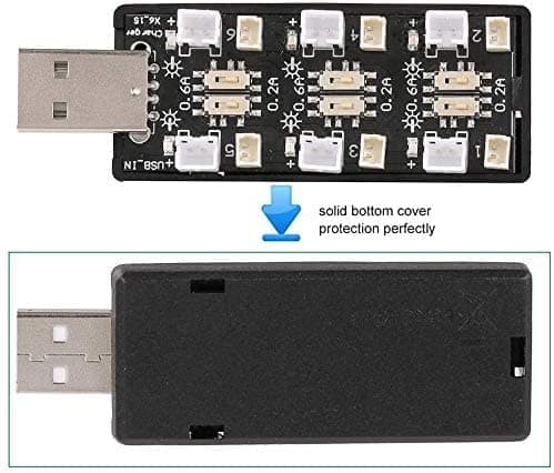 1-delt 3.8V/4.35V 6 kanaler 1S små små whoop klinger Inductrix Micro JST - Tilbehør til fjernstyret legetøj LiPo batterioplader USB