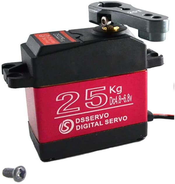 Dsservo täysmetallinen DS3225 digitaalinen servo 25KG korkea servoautolla 25T robotisoidulle - lisävarusteet kauko-ohjattaville leluille servo