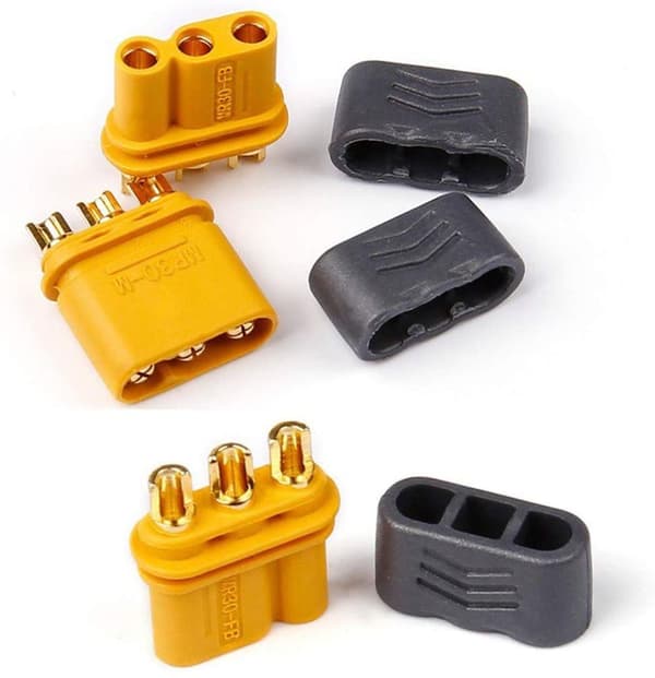 5 Par MR30 Male Female Bullet Pluggar för RC Lipo Batteri -  Tillbehör till Fjärrstyrda Leksaker Connectors
