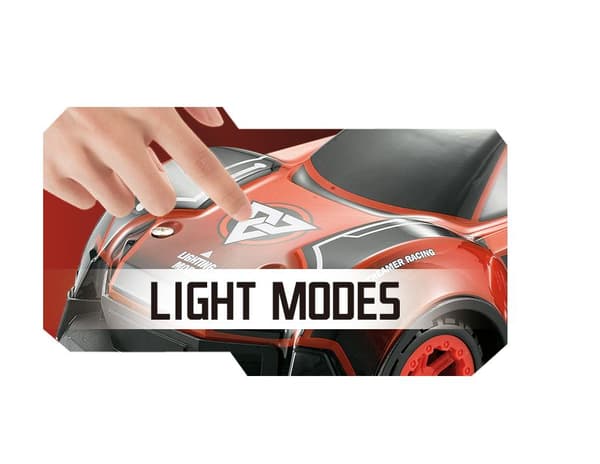 Steam Light Racing Radiostyret bil 1:16 rød