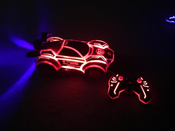 Steam Light Racing Radiostyret bil 1:16 rød