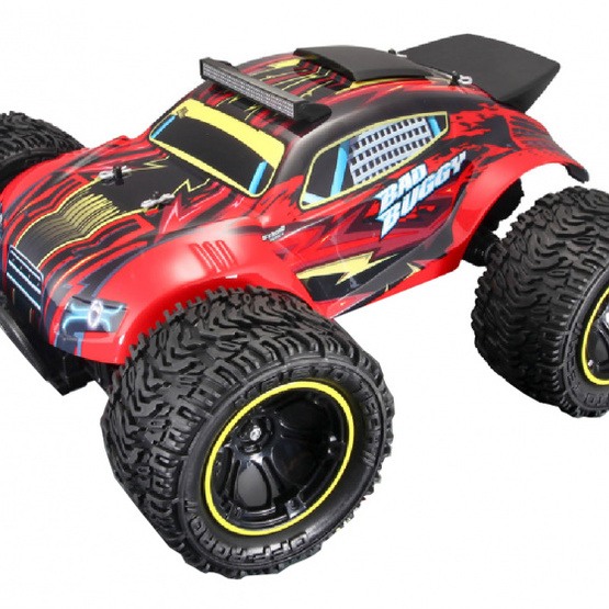 Maisto - Radiostyrd Bil Monster Truck Bad Buggy Röd