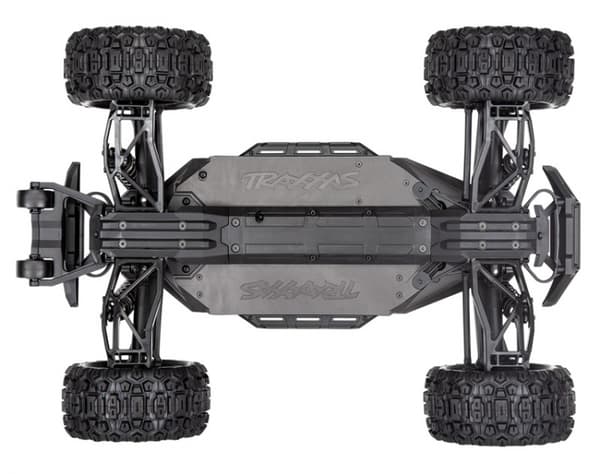 Traxxas WideMaxx 4x4 Børsteløs RTR Gul