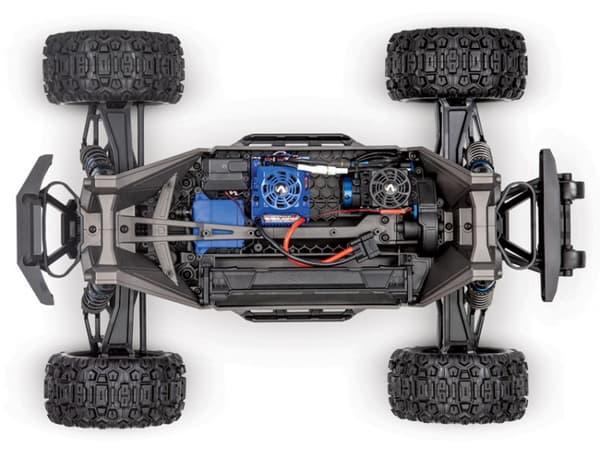 Traxxas WideMaxx 4x4 Børsteløs RTR Gul