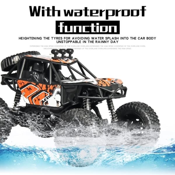 Radiostyret Off-Road Bil / Crawler – Orange