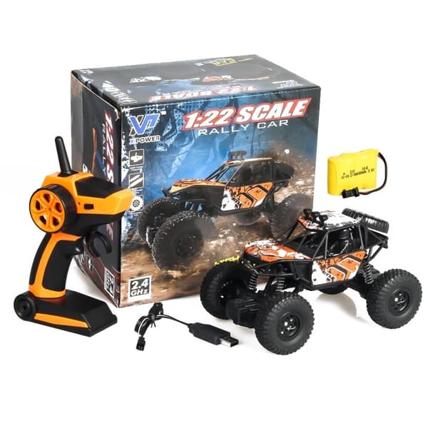 Radiostyret Off-Road Bil / Crawler – Orange