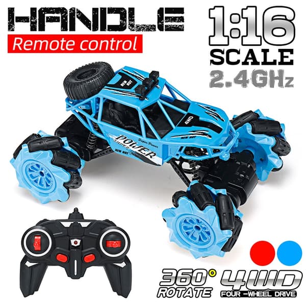 1:16 Fjernbetjening Vridende Off-Road Stunt Gesture Sensing 4WD RC bilkøretøj
