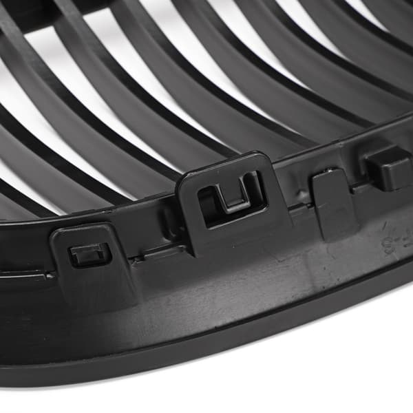 2 STK mat sort nyregitter foran til BMW E92 E93 3-serie 2-dørs 2010-2013(matsort)