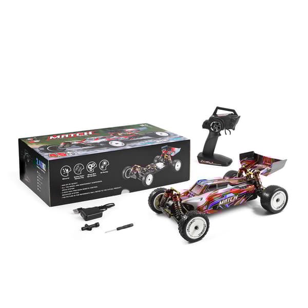 1:10 4WD RC Bil Borstad 2,4G Fjärrkontroll 45KM/H High Speed ​​Off-road