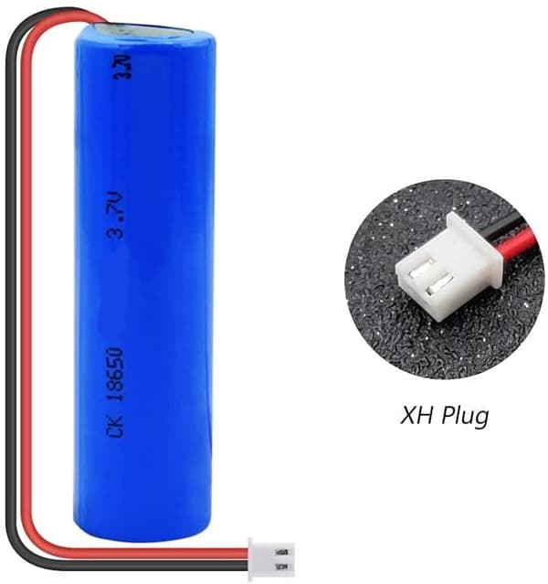 1 stykke 3.7V 2000mAh 1S med SM-stikstik - Tilbehør til fjernstyret legetøj Lipo batteri