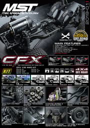 MST CFX 4WD terrængående bilsæt (DL1)