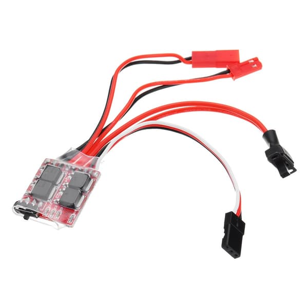 RC ESC 20/30A Mini 130/180/260/280/380 borstmotorhastighetsregulator med broms för RC bilbåttank