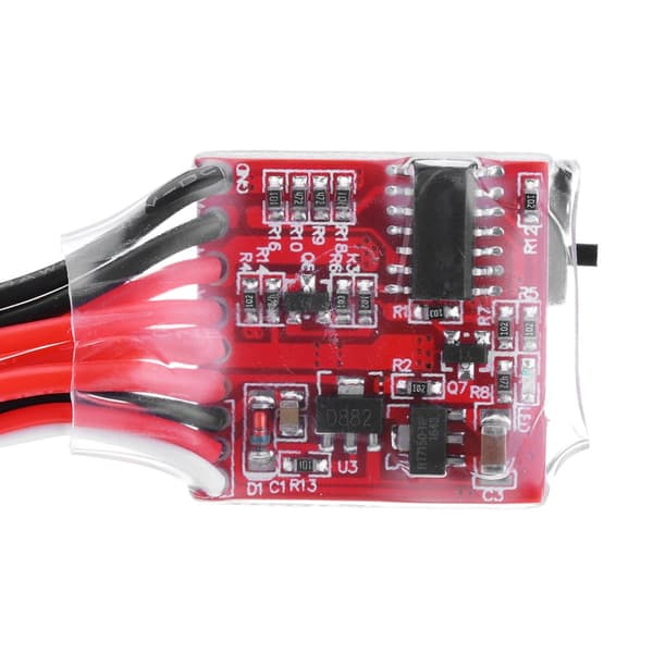 RC ESC 20/30A Mini 130/180/260/280/380 borstmotorhastighetsregulator med broms för RC bilbåttank
