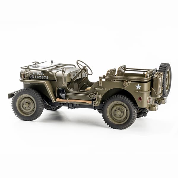 Everyine Rochobby Willys MB 1/12 RC Car Off-Road Crawler RTR Army Truck LED