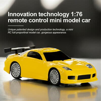 RC Legetøjsbil Turbo 2,4 GHz Racing Multicolor Mini Speed ​​LED RC Fjernbetjening Legetøjsbil
