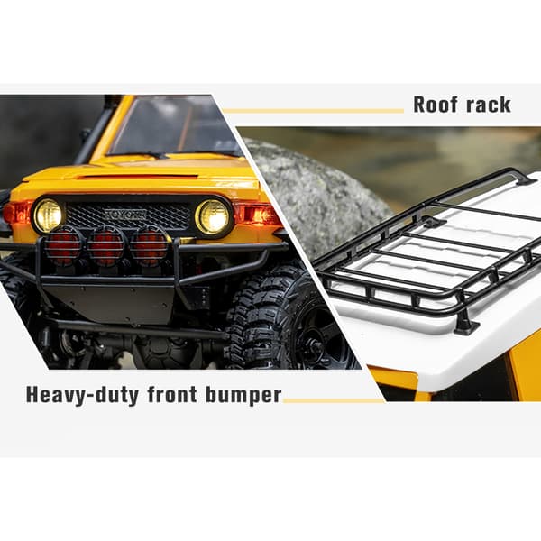 1/18 skala RC Car 4WD High Speed ​​RTR Off-Road Racing Toy FJ Crusier