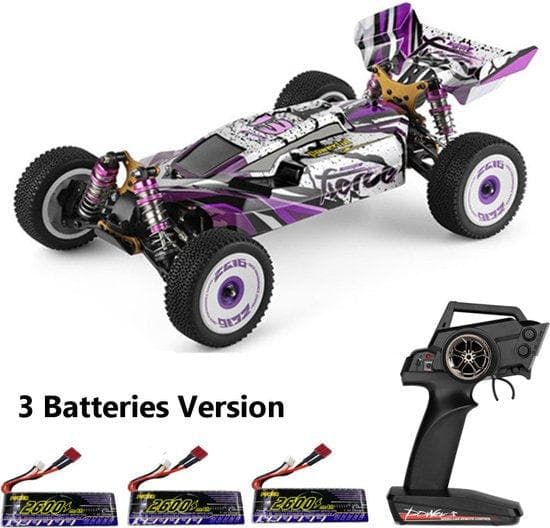 124019 Fast RC Car - 3 batterier - RC Vehicle Adults - Off Road Buggy - Radiostyrd racerbil - RC Car