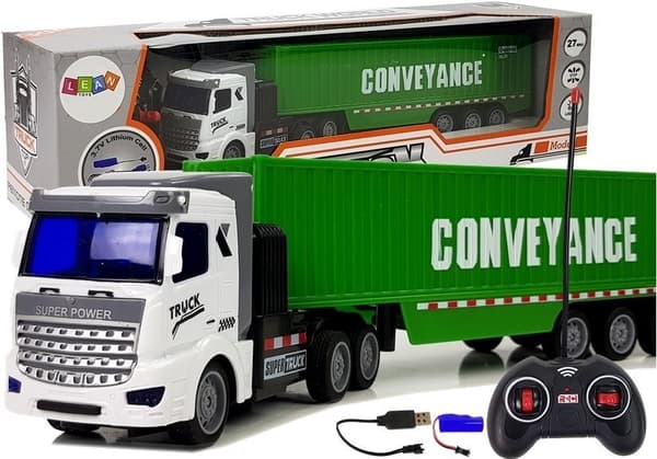 RC Truck med släp – 1:48 – Leksaksbil