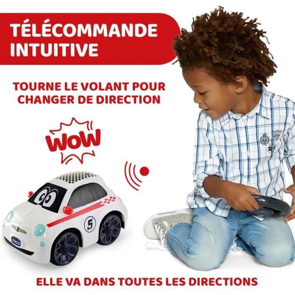 CHICCO Fiat 500 radiostyrd bil