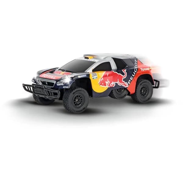 CARRERA RC Peugeot 08 DKR 16 Red Bull radiostyrd bil för barn från 6 år och uppåt
