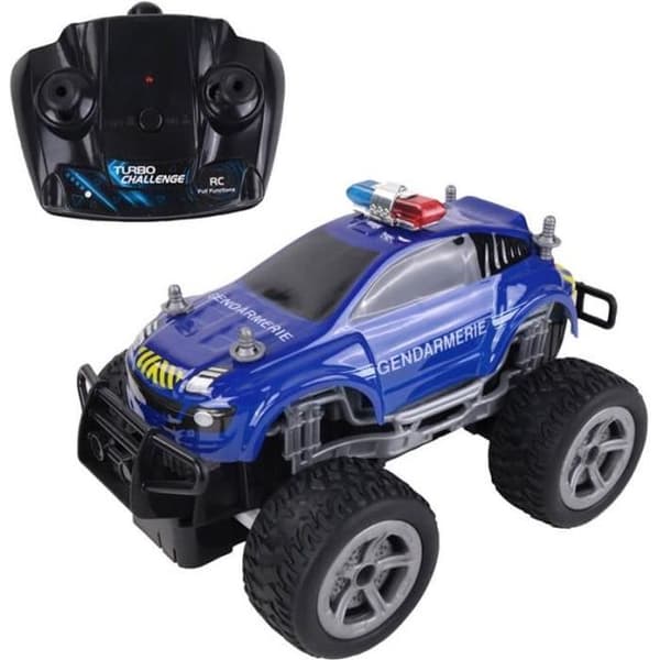 Fjärrstyrd bil - Polisbil - 1/20:e - 17 cm - Radiostyrd leksak - Pojke - 6 år och uppåt