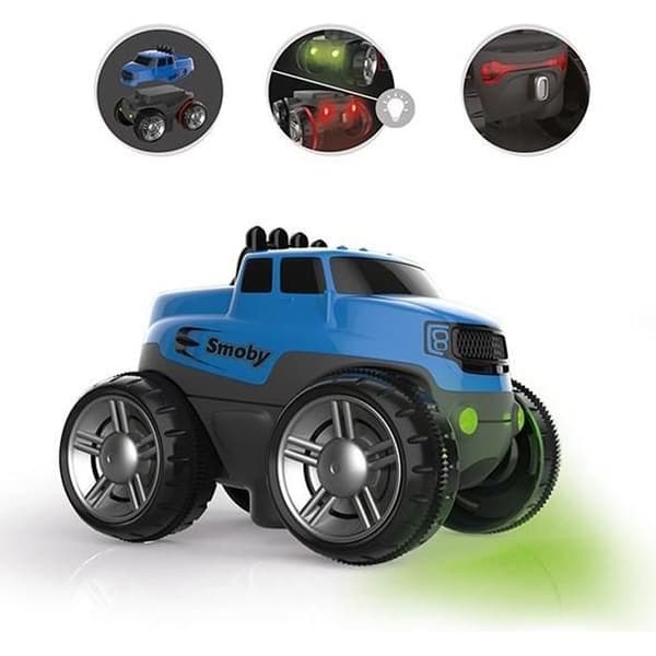 Circuit fordon - SMOBY - FleXtreme Truck - Utbytbar kaross - Ljuseffekter - Blå