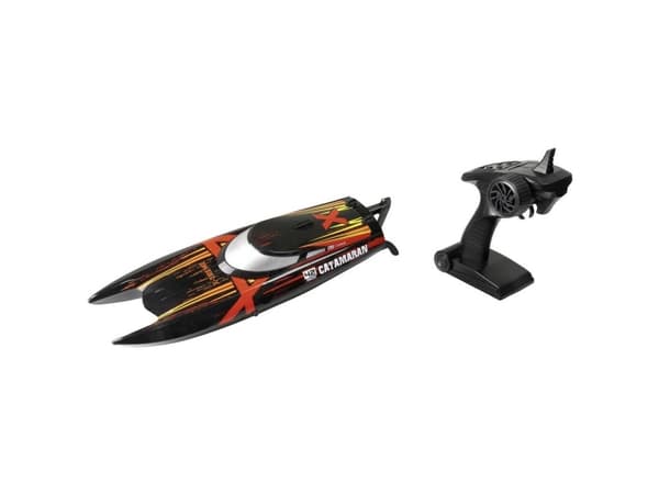 RC-moottorivene, aloittelijoiden malli Elektroniikka Revell Control RC X-TREME vene katamaraani RtR