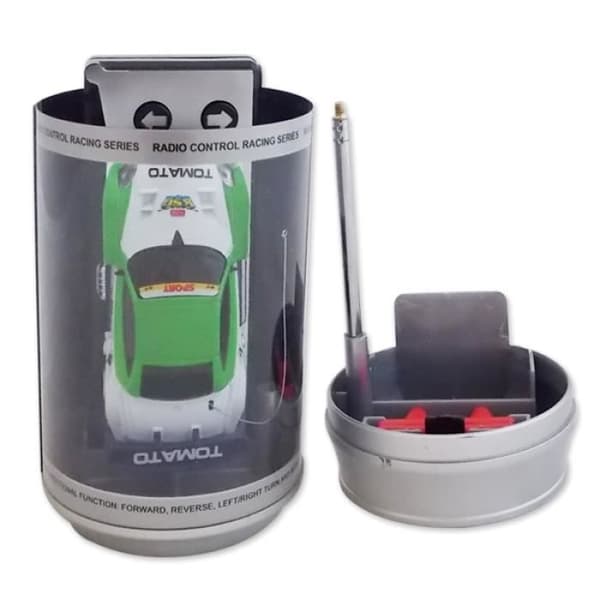 Mini fjärrstyrd bil svart RC radiostyrd spolförvaring * Bilmått: 75 x 35 x 25 mm * Material: metall och plat...