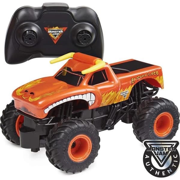 MONSTER JAM - EL TORO LOCO RC 1:24 - Monster Truc officiella radiostyrda fordon 2.4 GHz - 6060517 - Barnleksak 4 år och mer