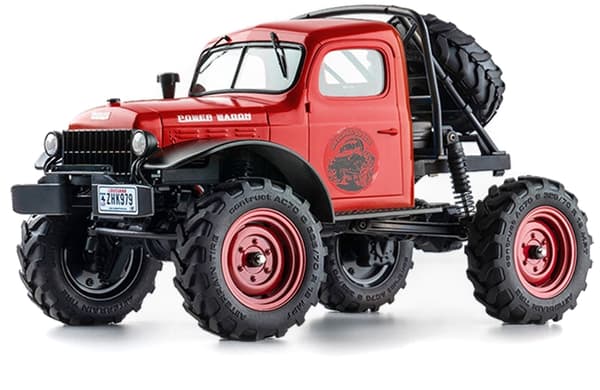FMS FCX24 Power Wagon 1/24 Crawler Rød