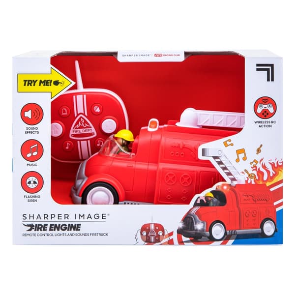 Sharper Image RC Radiostyrd Brandbil med Ljud och Ljus
