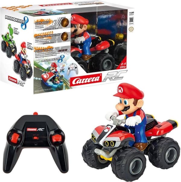Carrera RC Mario Kart 8 Mario - Ohjattava Quad - 2,4 GHz - 1:20
