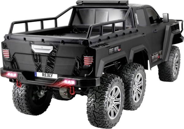 Reely FreeMen 2.0 6x6 1:10 Børstet RC Car Elektrisk Crawler 6WD 100% Premium RtR 2,4 GHz Inkl. batteri, oplader og batteri