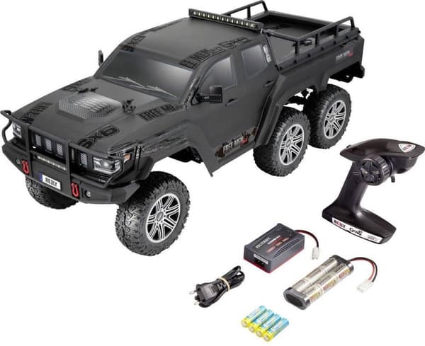Reely FreeMen 2.0 6x6 1:10 Børstet RC Car Elektrisk Crawler 6WD 100% Premium RtR 2,4 GHz Inkl. batteri, oplader og batteri