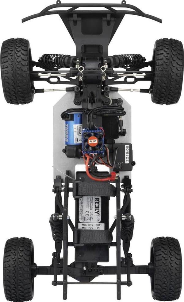 Reely Eraser Brushless 1:10 RC modelbil Electric Short Course 4WD 100% RTR 2,4 GHz Inkl. batteri, oplader og batterier til