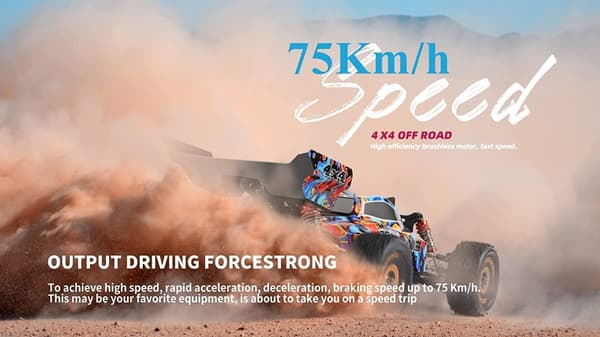 WLToys Buggy Mad Max TREME 1/18 4WD Børsteløs