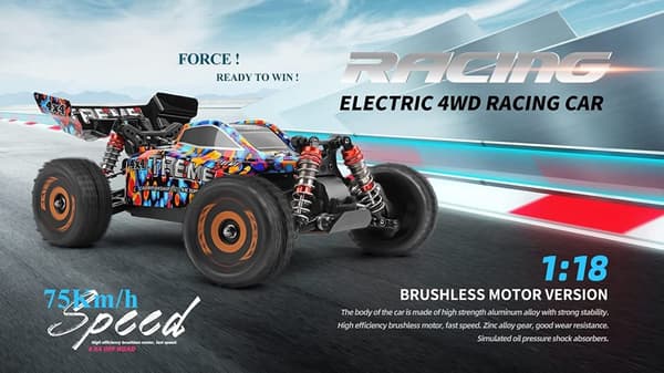 WLToys Buggy Mad Max TREME 1/18 4WD Børsteløs