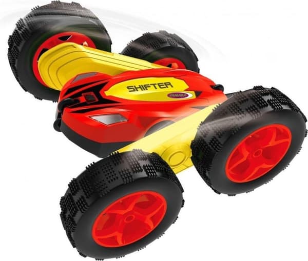 Jamara Rc shifter stuntbil drenge 2,4 GHz 16 cm rød/gul