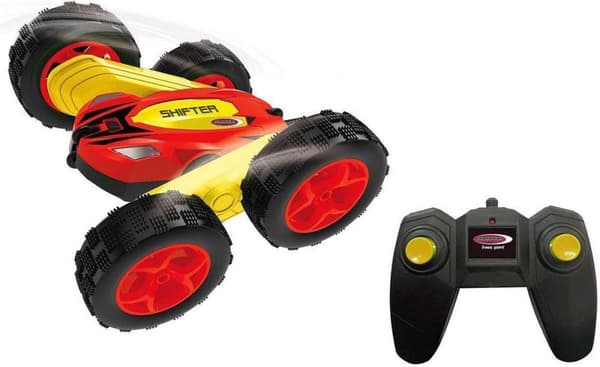 Jamara Rc shifter stuntbil drenge 2,4 GHz 16 cm rød/gul