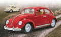 Miniatyrbillede 5 af 8: Jamara RC VW Beatle Classic Die-cast Boys 27MHz Rød 1:18
