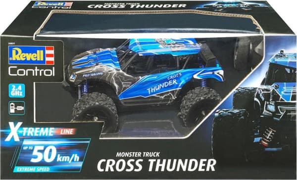 Revell Control 24831 X-Treme Cross Thunder 1:18 RC modellbil för nybörjare Electric Buggy 4WD