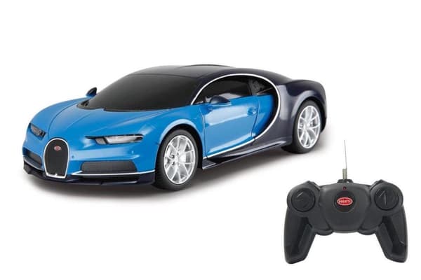 Rastar Rc Bugatti Chiron Boys 27 Mhz 1:24 Blue
