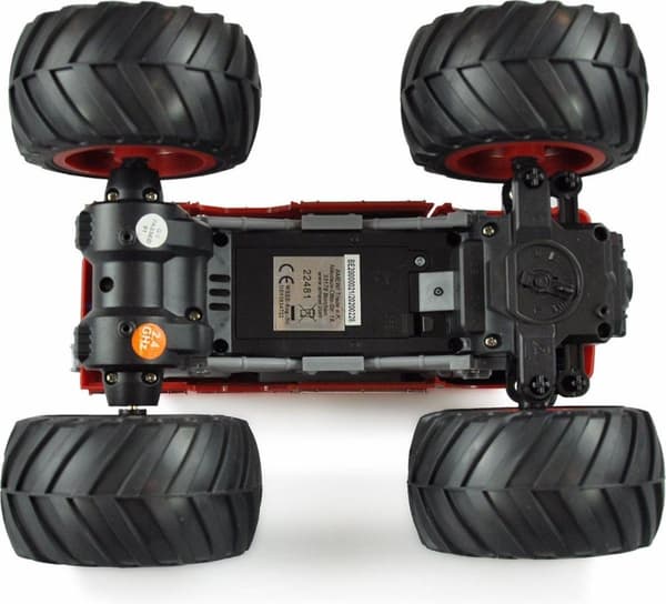 Amewi Red Brushed 1:18 RC Car Electric Monster Truck Takaveto RTR 2,4 GHz