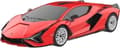 Pikkukuva 6 / 6: Jamara Rc Car Lamborghini Sián 20,7 cm 1:24 punainen 2-osainen