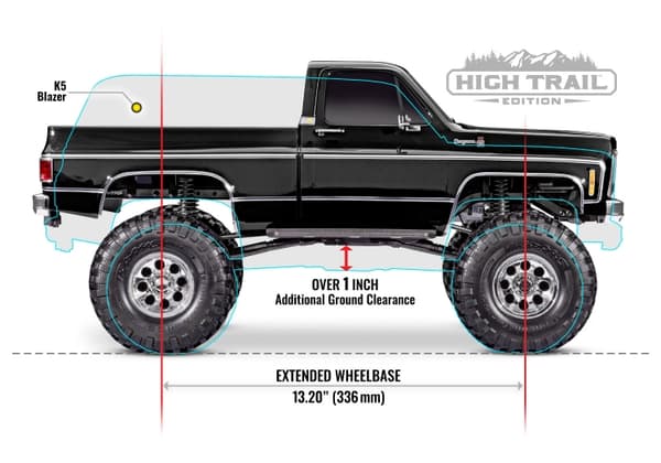 Traxxas TRX-4 Chevrolet K10 Sort 1/10 RTR